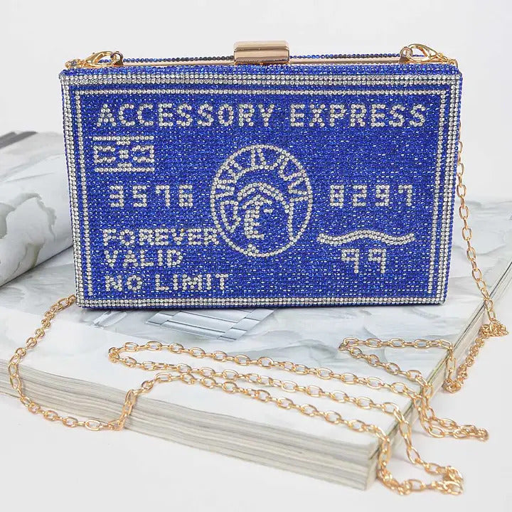 Rhinestone Fashion Express Small Clutch