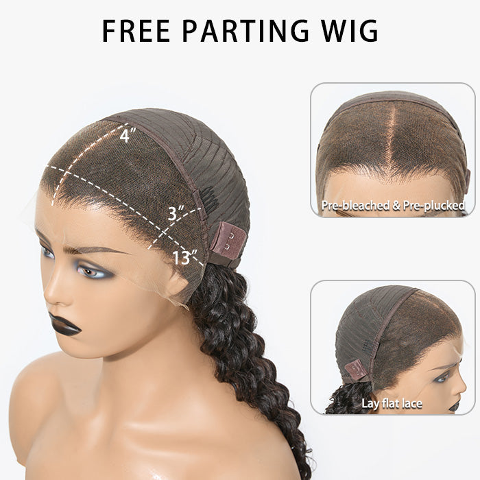 Brilliant Bliss | 180% Density HD 13x4 Full Frontal Lace Wig Deep Curly