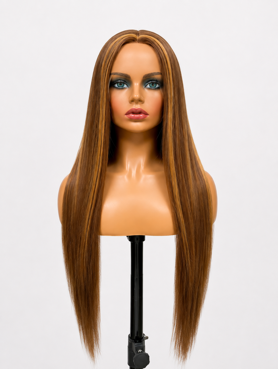 Golden Hour | 30" Long Straight Highlighted Lace Front Wig