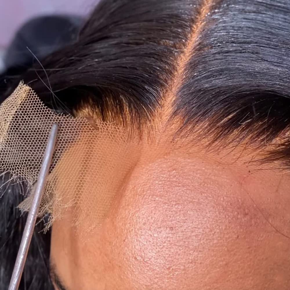 14-20 Inch 5" x 5" HD Body Wave Free Parted Lace Closure #1B Natural Black