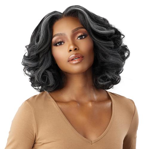 Celebrity Nic Few Collab | 14" Synthetic HD Lace Front Wig - Kinky Body Wave, Glueless, Heat Safe (350°F-400°F)
