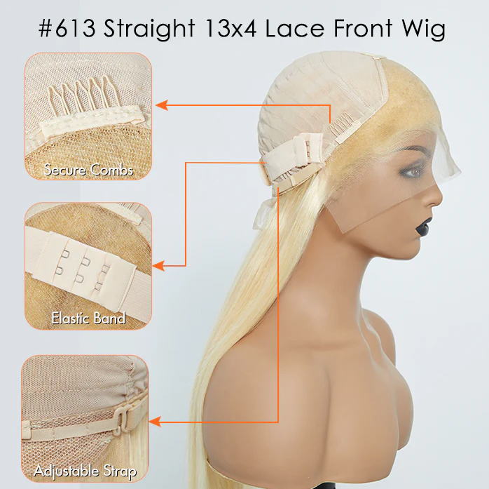 Glitz & Glam | 16-30 Inch Pre-Plucked 13"x4" #613 Straight Lace Frontal Wig 150% Density
