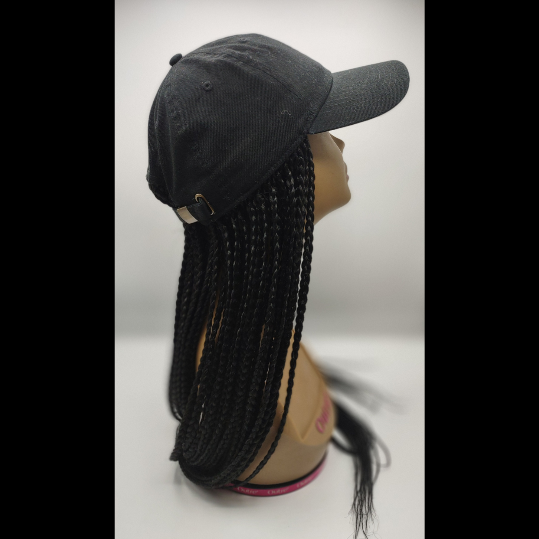 Callie's Custom | Small Box Braid | Hat Wig (24"/26")