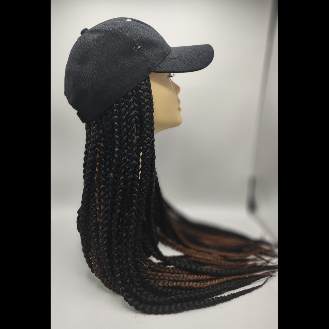 Callie's Custom | Large Box Braid | 30" | Hat Wig