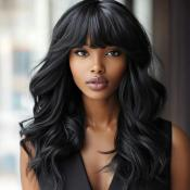 Loose Wave with Bang Wig