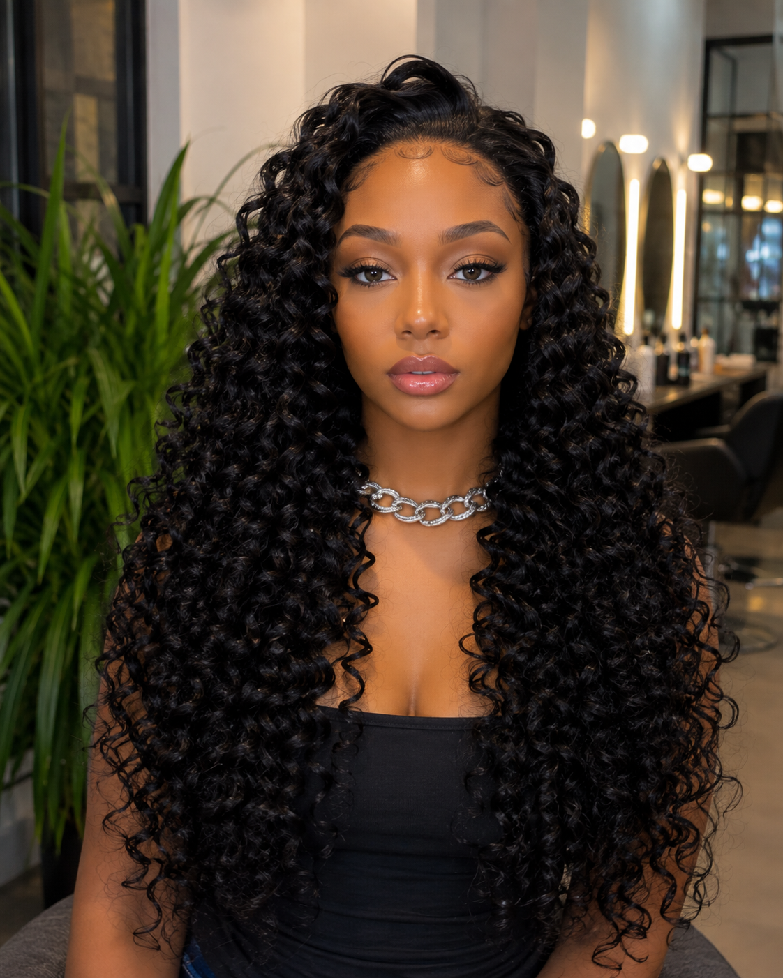 Amara | Long Defined Curl Lace Front Wig