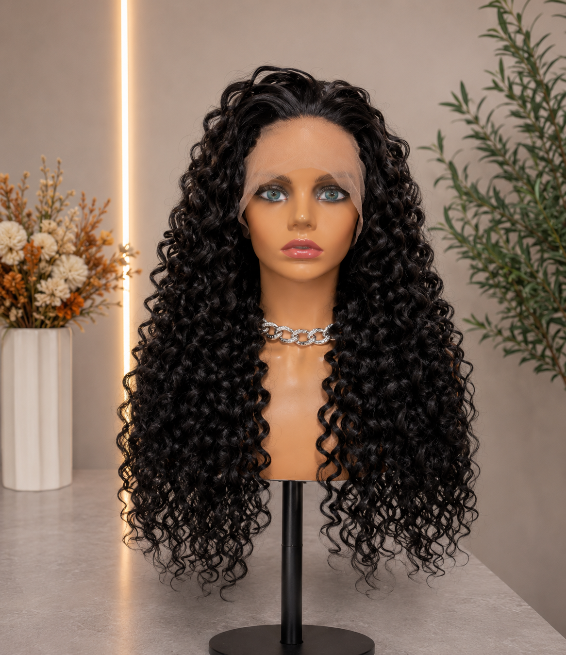 Amara | Long Defined Curl Lace Front Wig