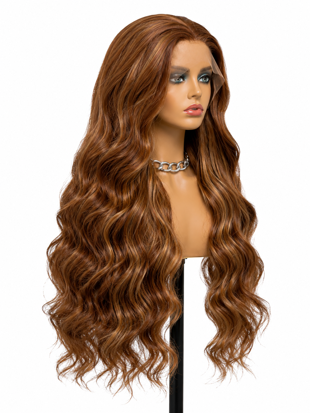 Savannah | 30" Chestnut Brown Loose Body Wave Lace Front Wig