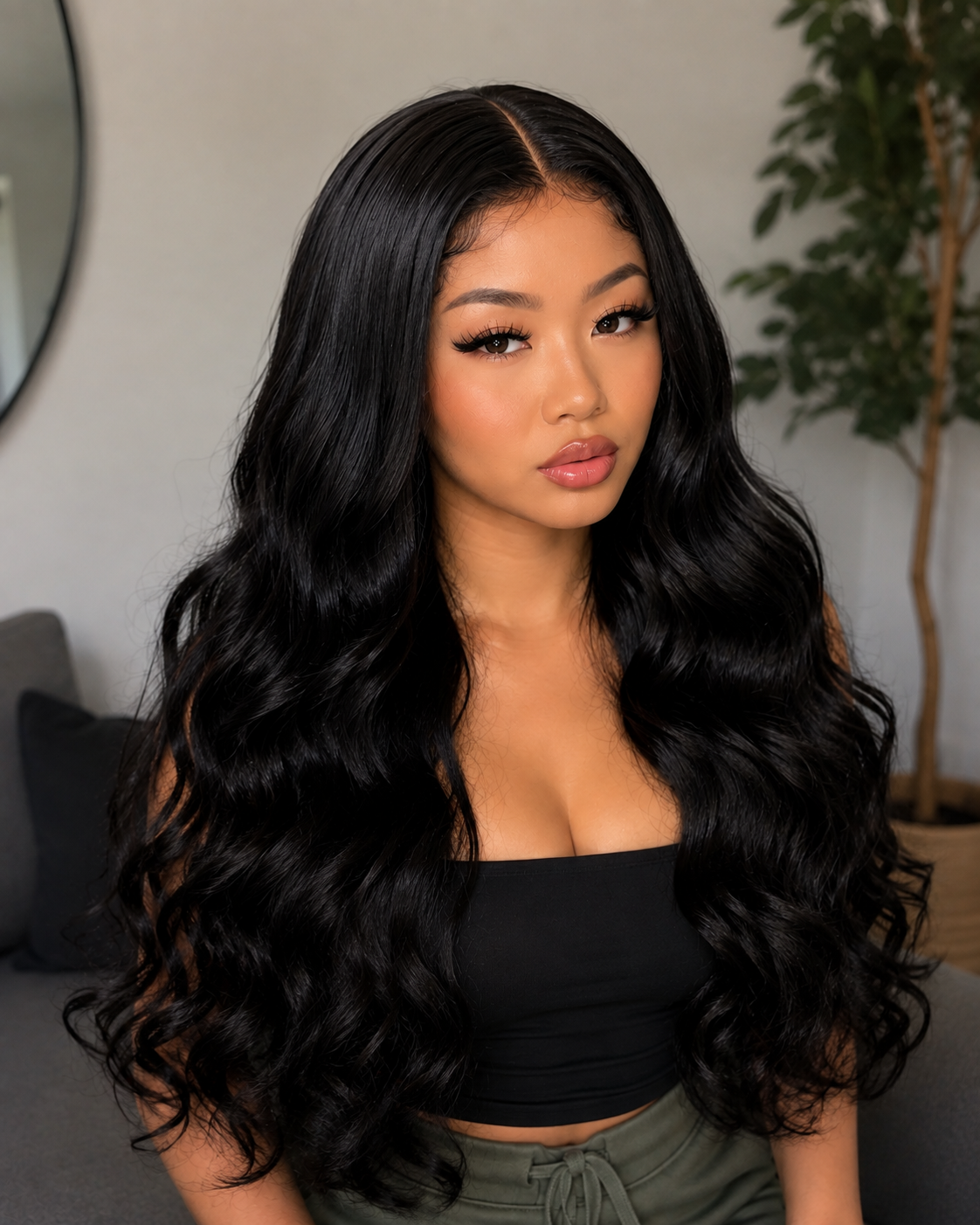 Bella | 26" Long Layered Body Wave Lace Front Wig