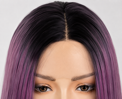 Purple Reign | 30" Long Straight Lace Front WIG