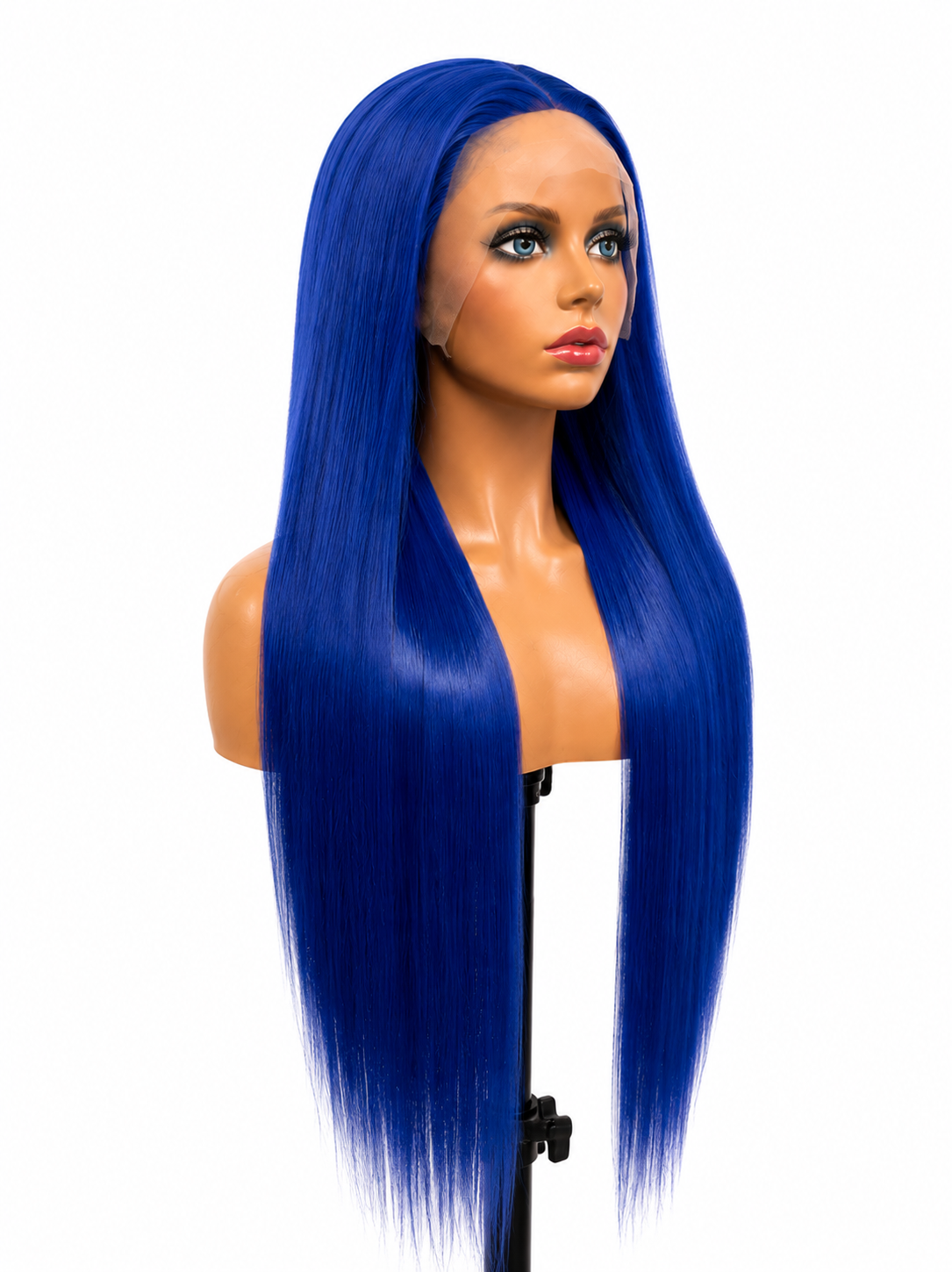 Royal Blue | 30" Long Straight Lace Front Wig