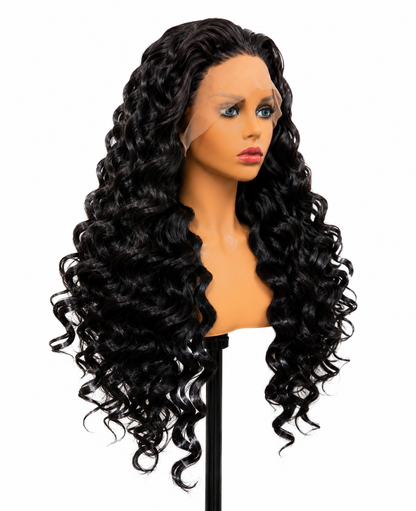 Serena | 24" Long Glam Curl Lace Front Wig