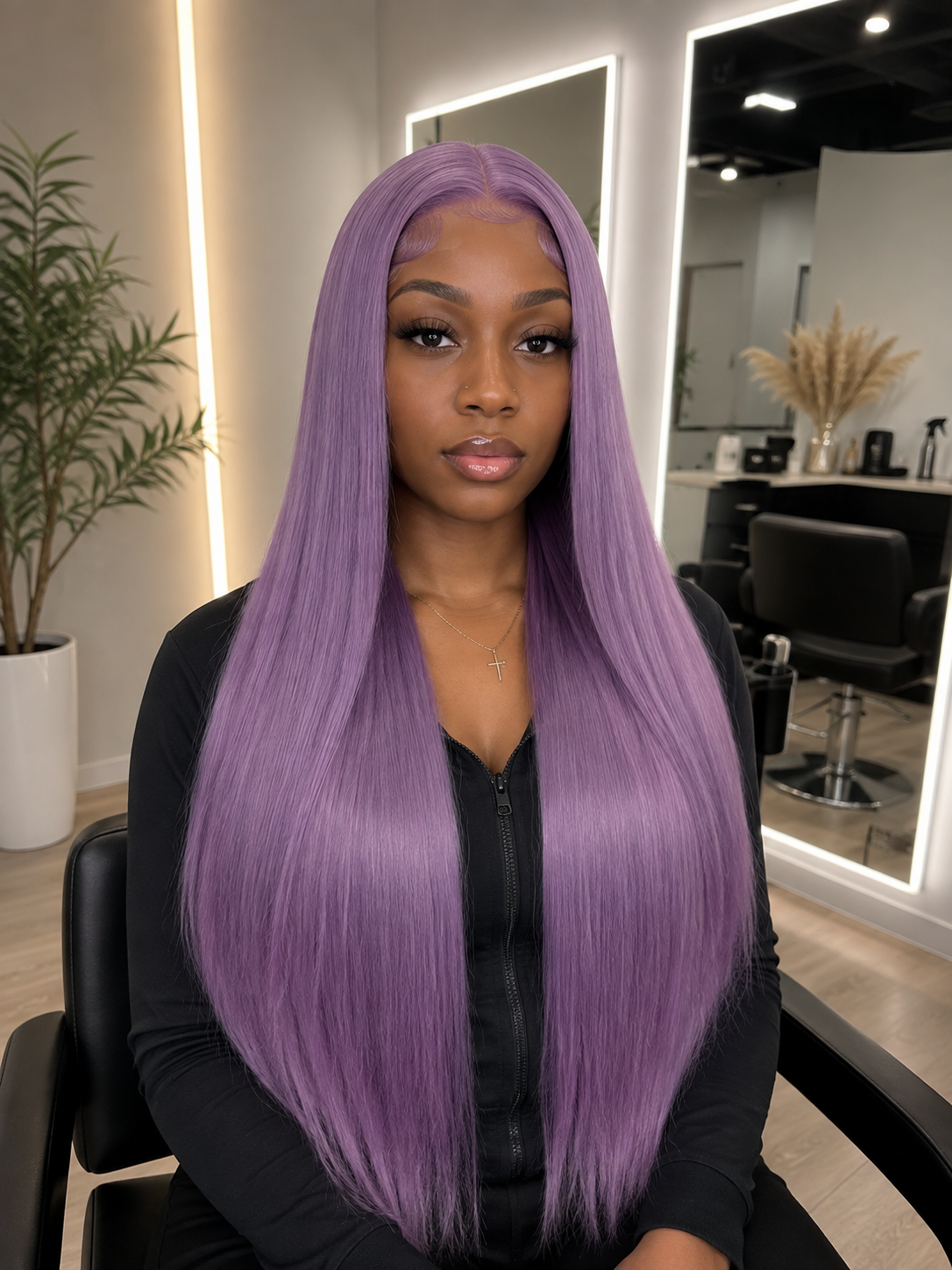Kayla | Long Silky Straight Fun Color Lace Front Wig