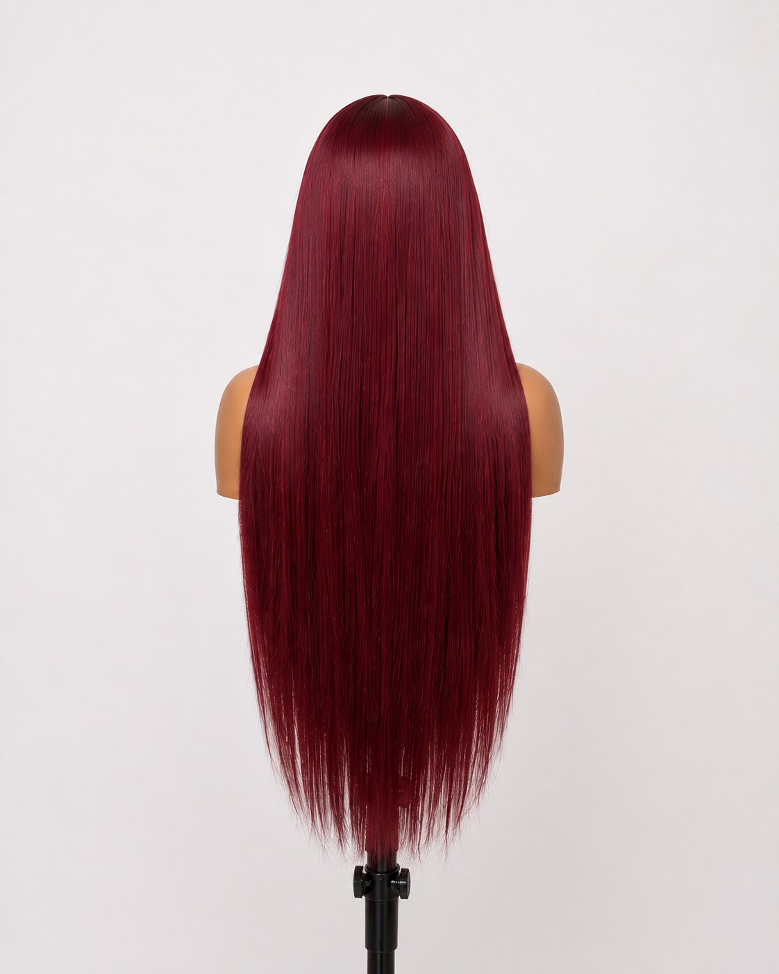 Velvet | Long Straight Burgundy Lace Front Wig