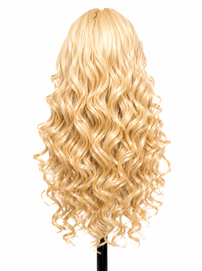 Solara | 26" Blonde Curly Lace Front Wig