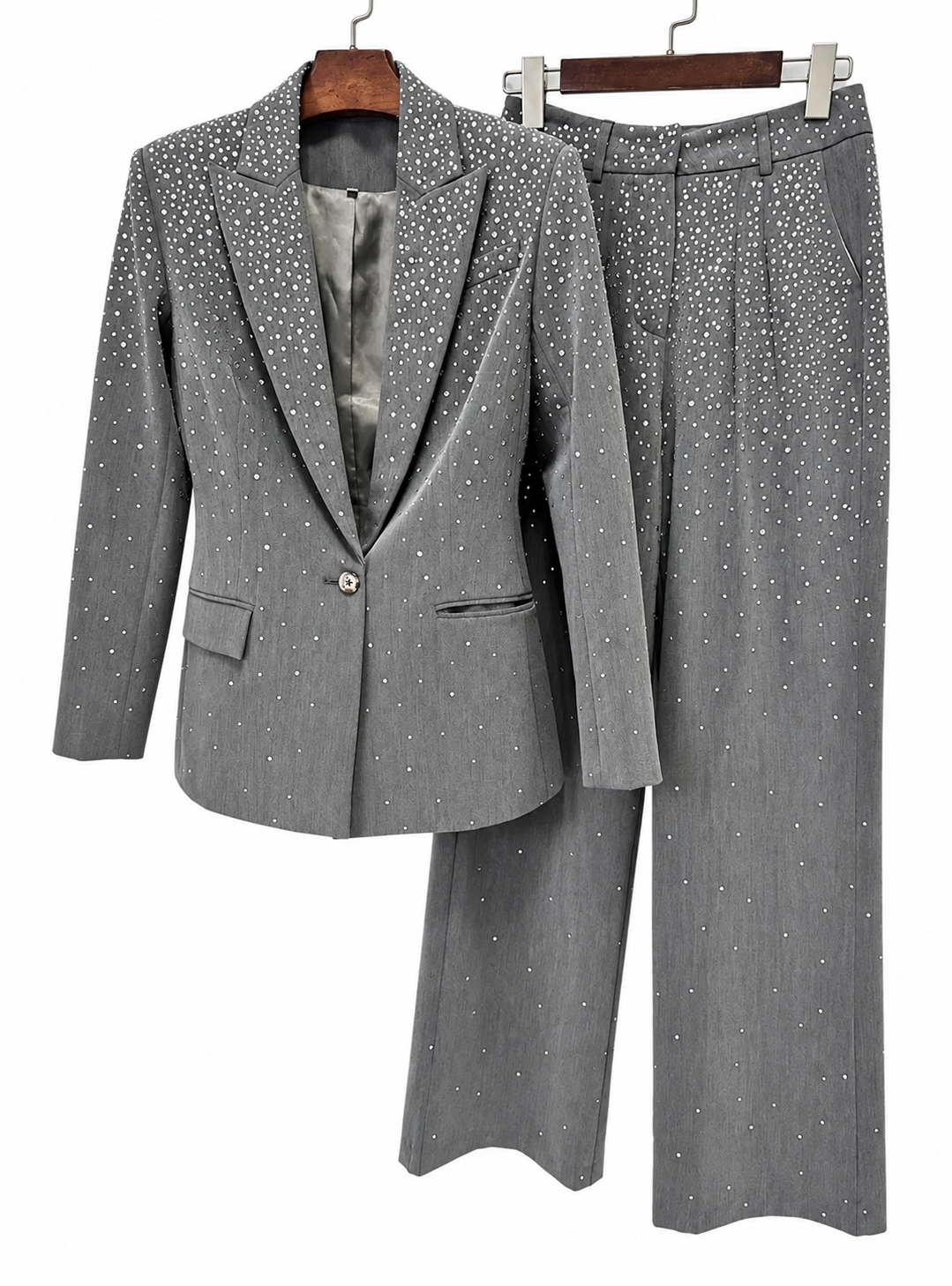 PRE-ORDER | Diamond Authority Embellished Suit Set