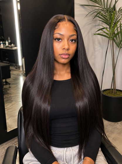 Velour | Long Straight Espresso Brown Lace Front Wig