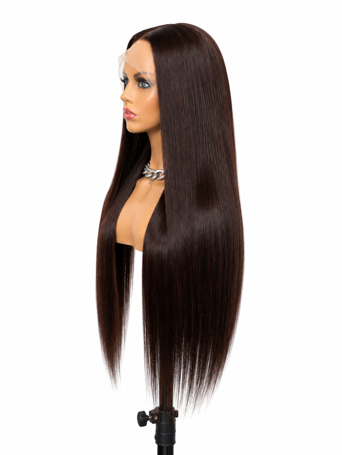 Legacy | Long Straight Deep Brown Lace Front Wig