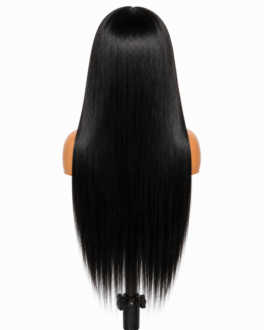 Noir | 26" Long Straight Jet Black Lace Front Wig