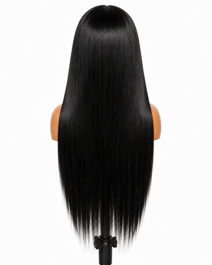 Noir | 26" Long Straight Jet Black Lace Front Wig