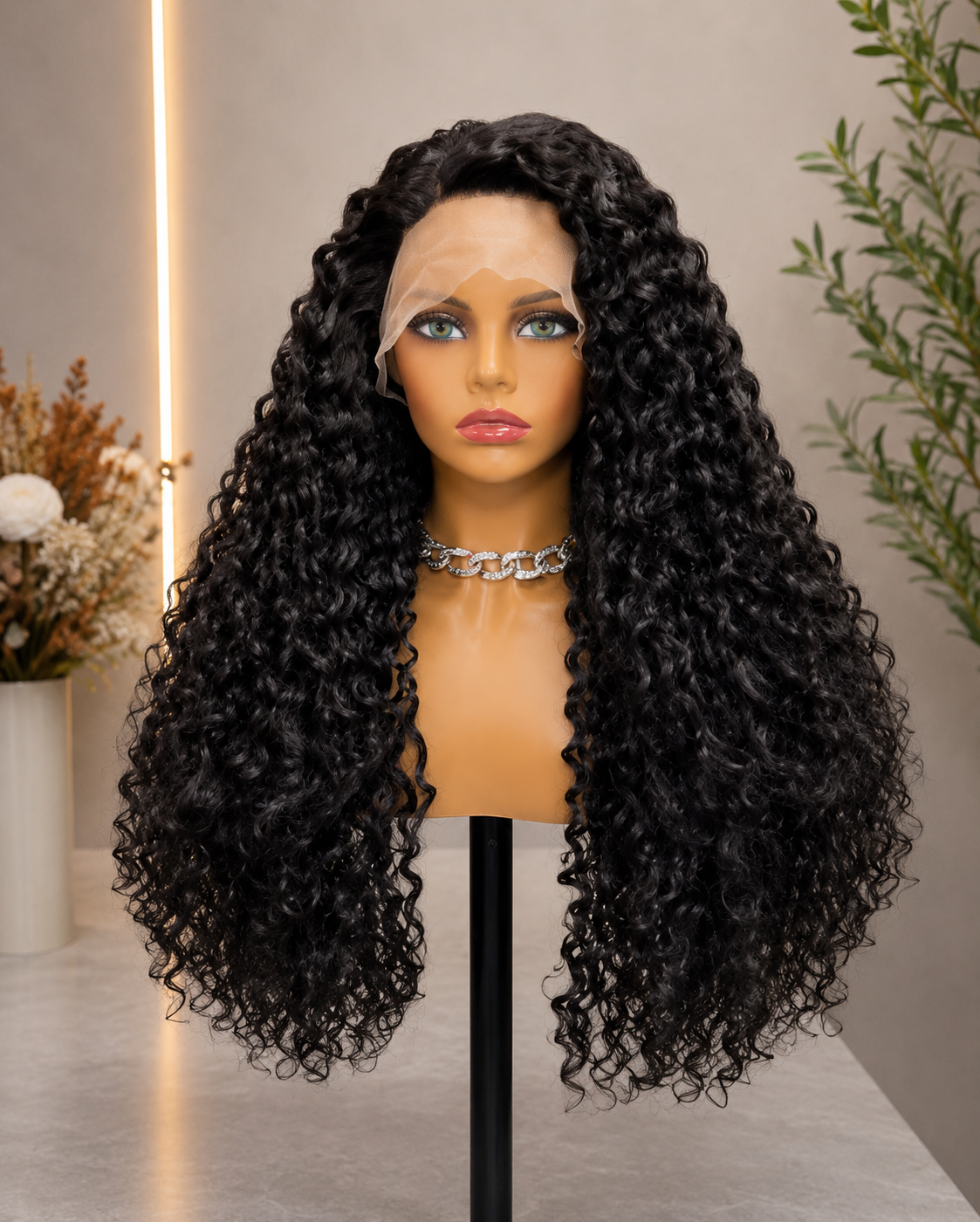 Amara | Long Defined Curl Lace Front Wig