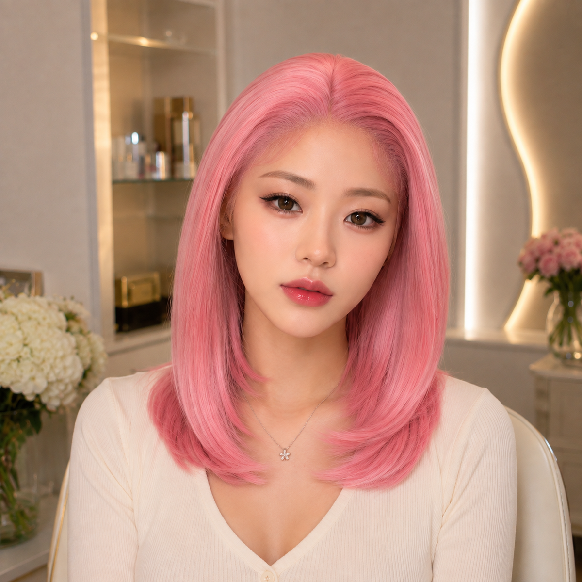 Sugar Pop | 14" Sleek Fun Color Lace Front Wig