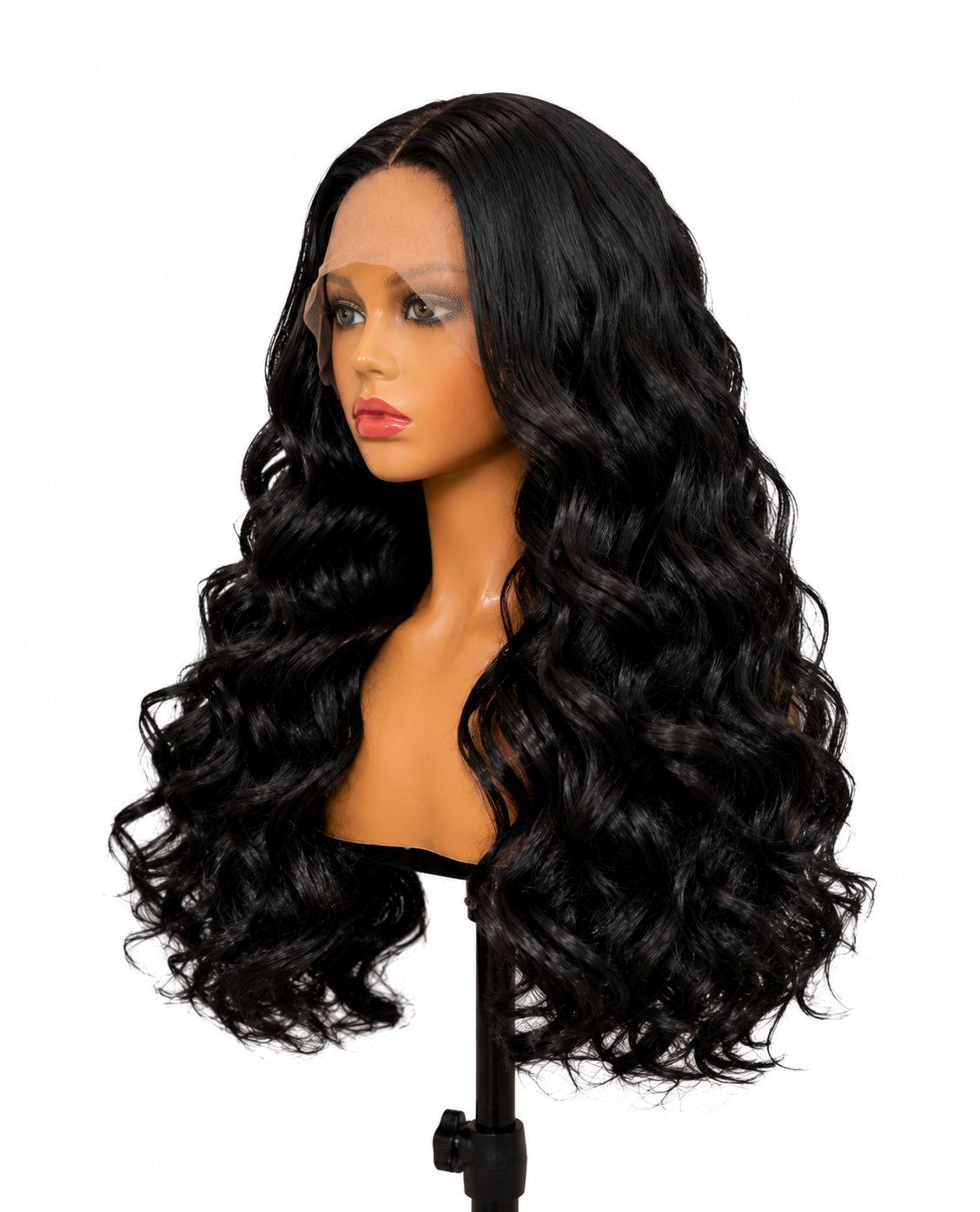 Midnight Glam | 24" Long Body Wave Lace Front Wig