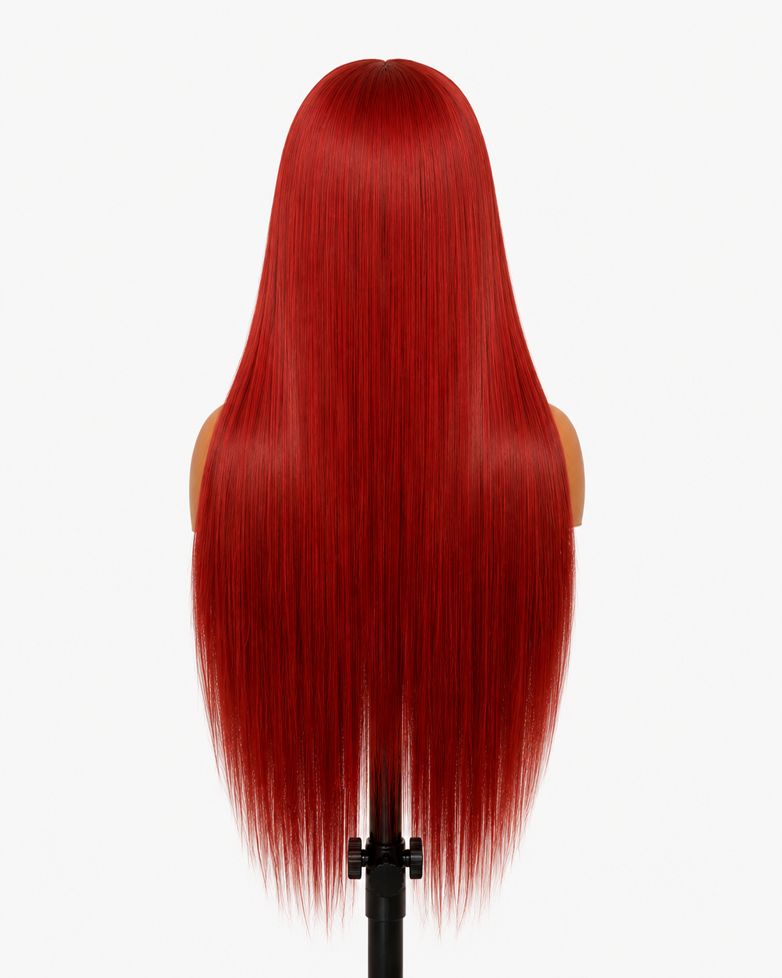 Desire | Long Straight Deep Ruby Red Lace Front Wig