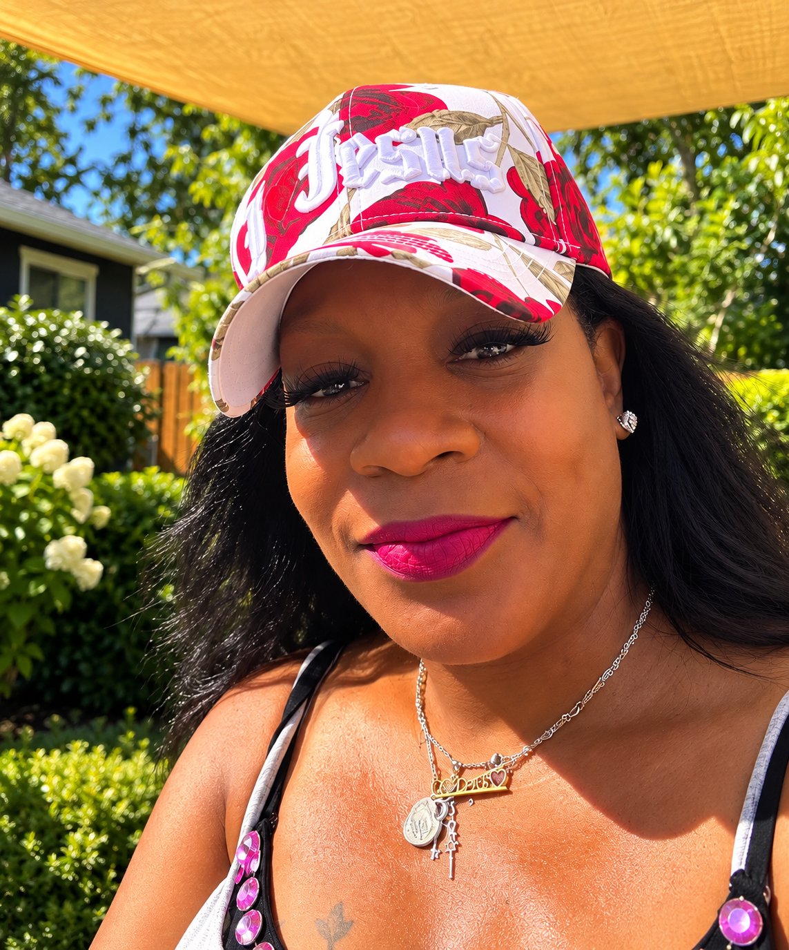 PRE-ORDER | I ❤️ JESUS Floral Statement Cap