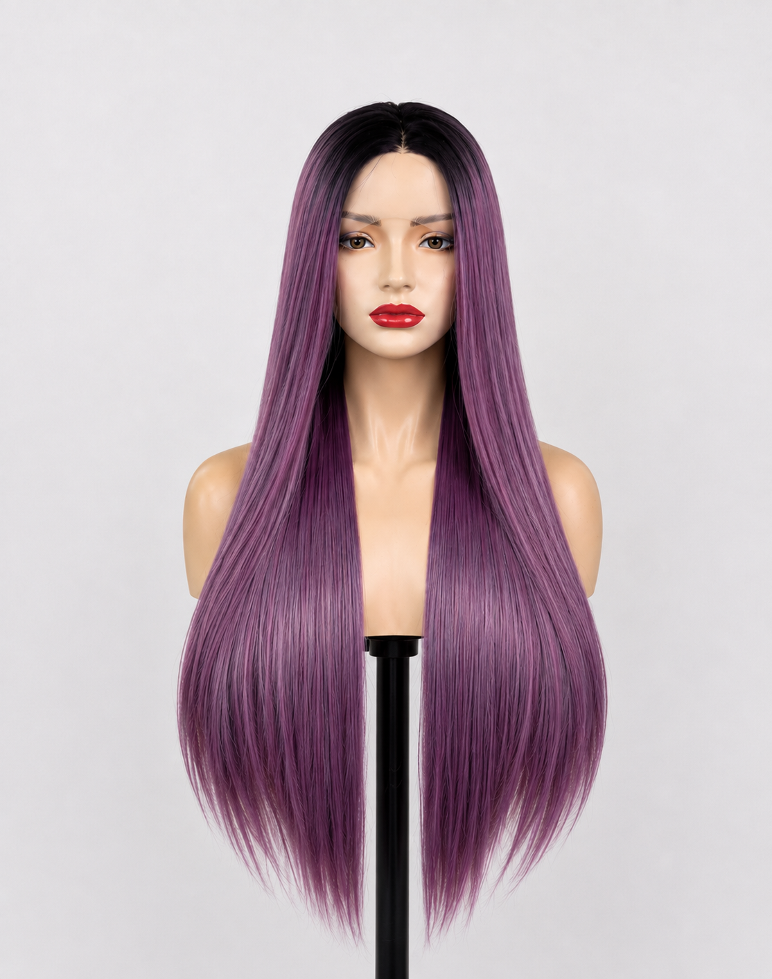 Purple Reign | 30" Long Straight Lace Front WIG