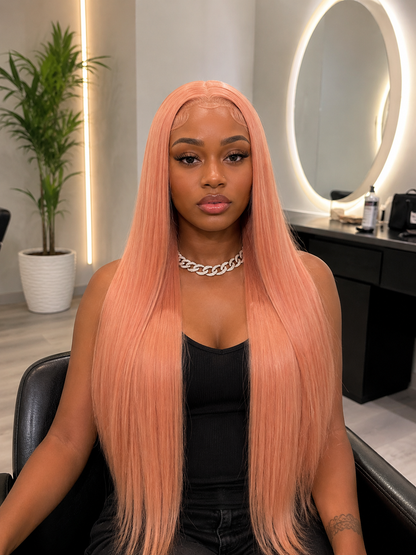 Pink Paradise | 30" Long Straight Lace Front Wig