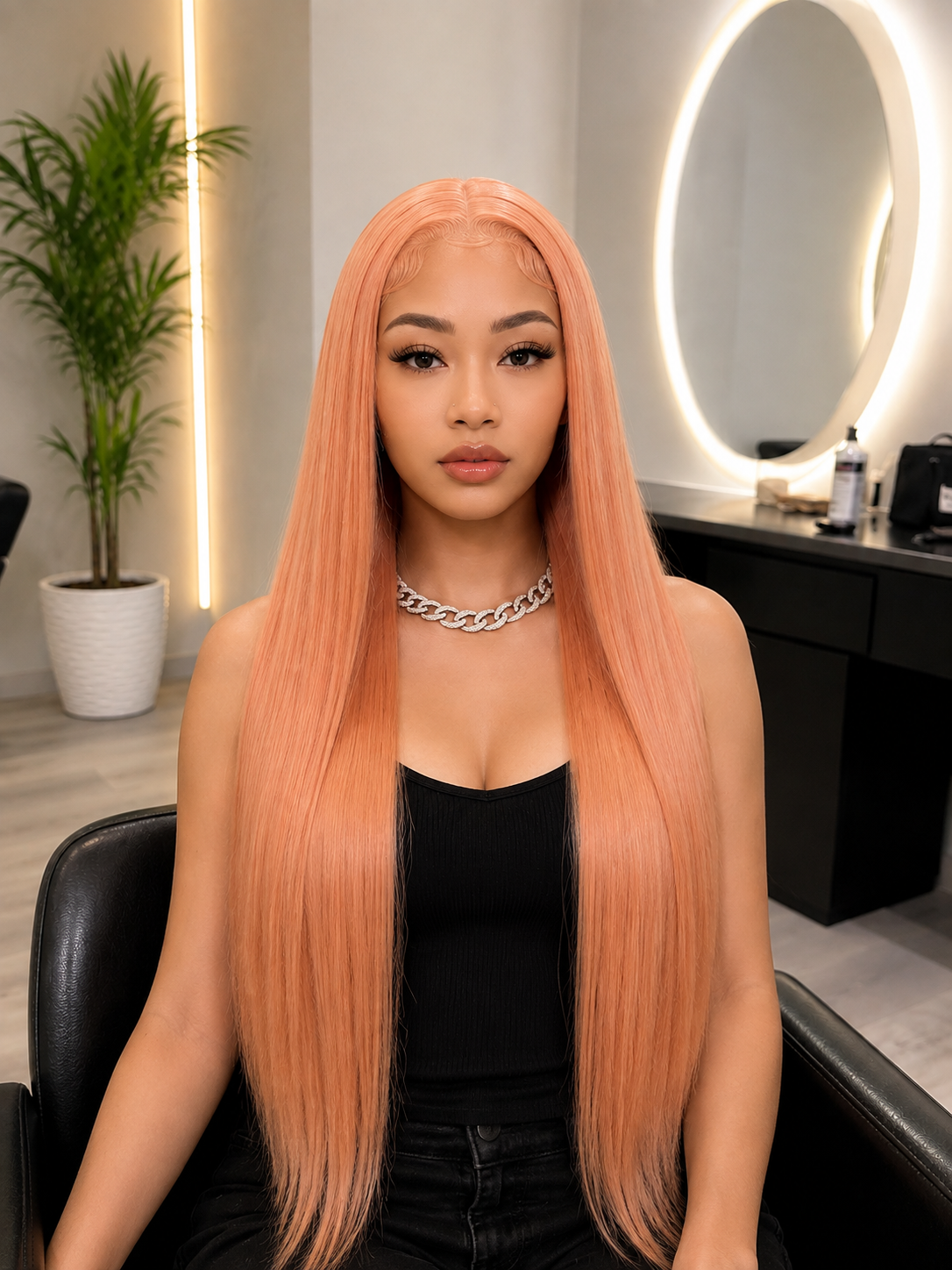 Kayla | Long Silky Straight Fun Color Lace Front Wig