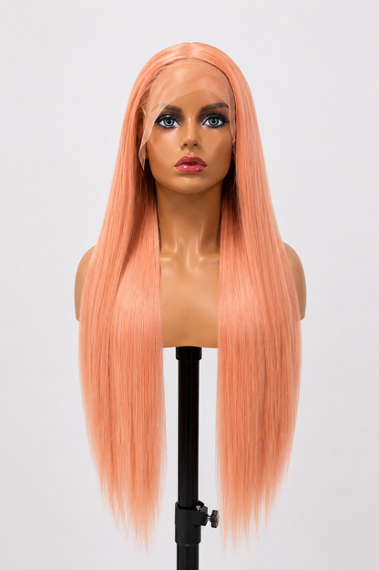 Pink Paradise | 30" Long Straight Lace Front Wig