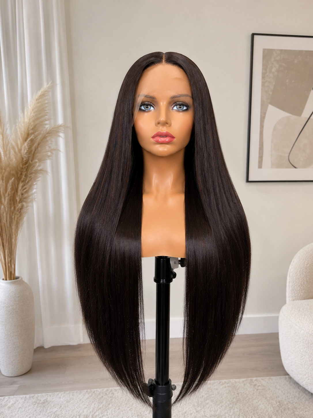 Velour | Long Straight Espresso Brown Lace Front Wig