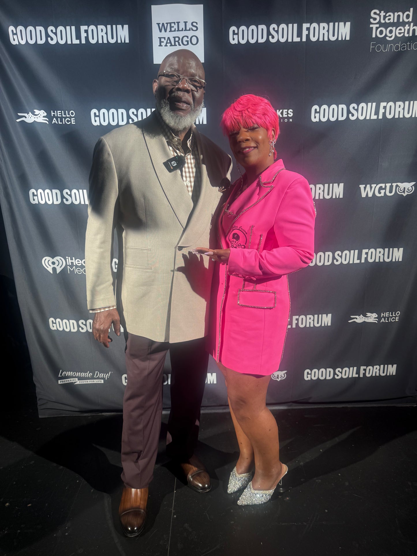 Rhinestone Embellished Pink Suit Dress