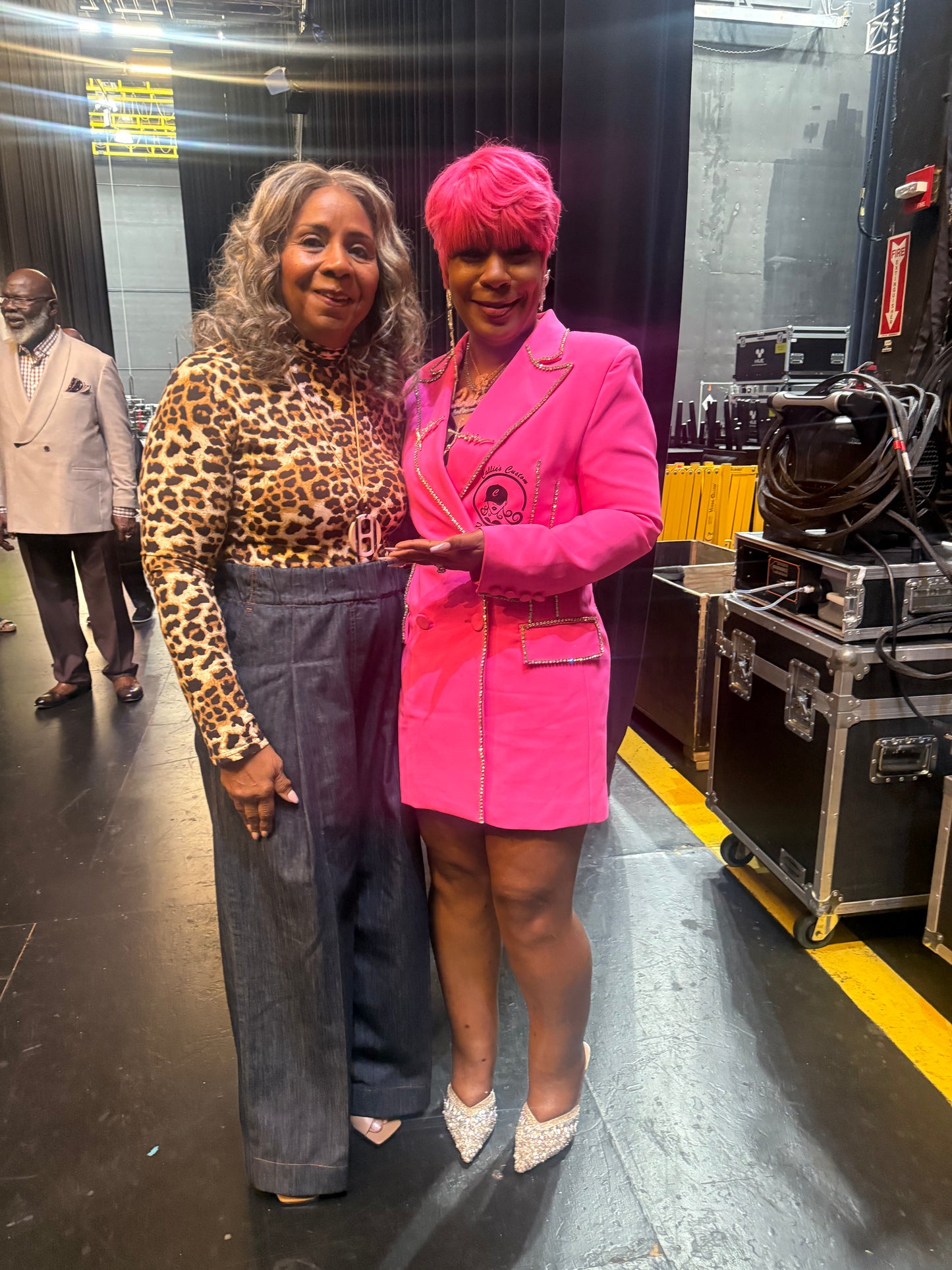 Rhinestone Embellished Pink Suit Dress