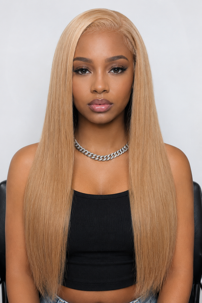 Soleil | Long Straight Blonde Lace Front Wig