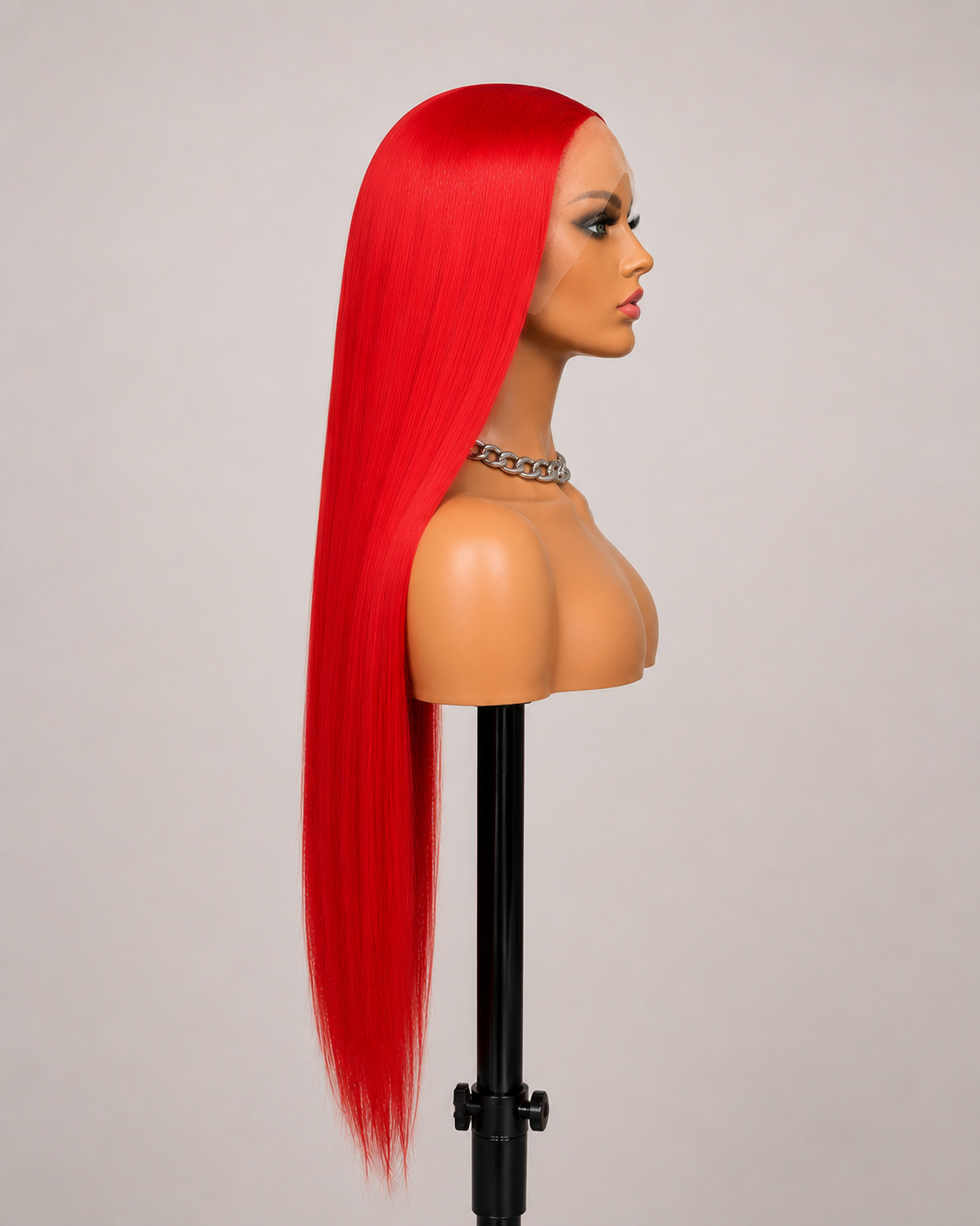 Scarlet | Long Straight Crimson Red Lace Front Wig