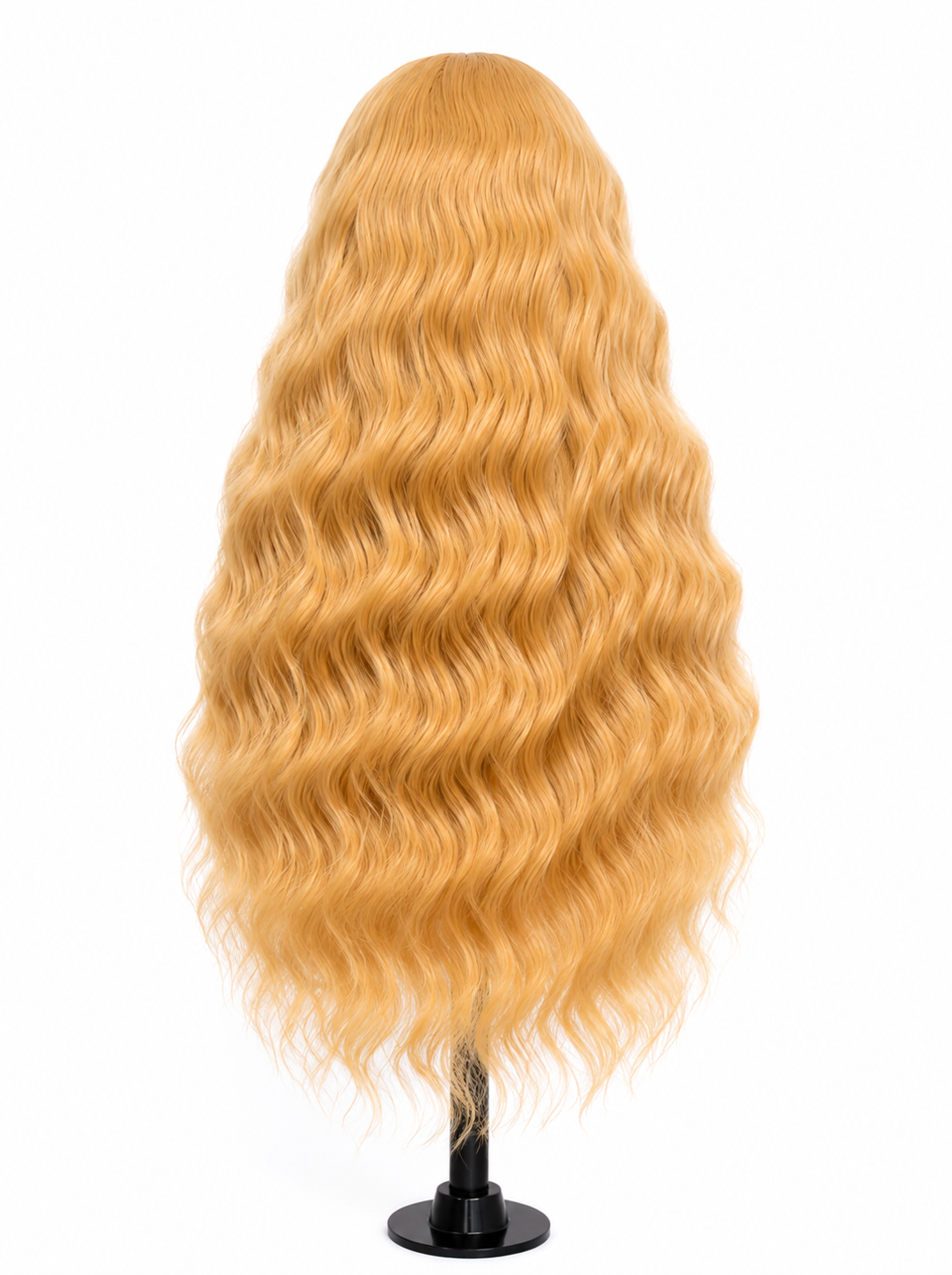 Elara | 28" Golden Blonde Long Water Wave Lace Front Wig