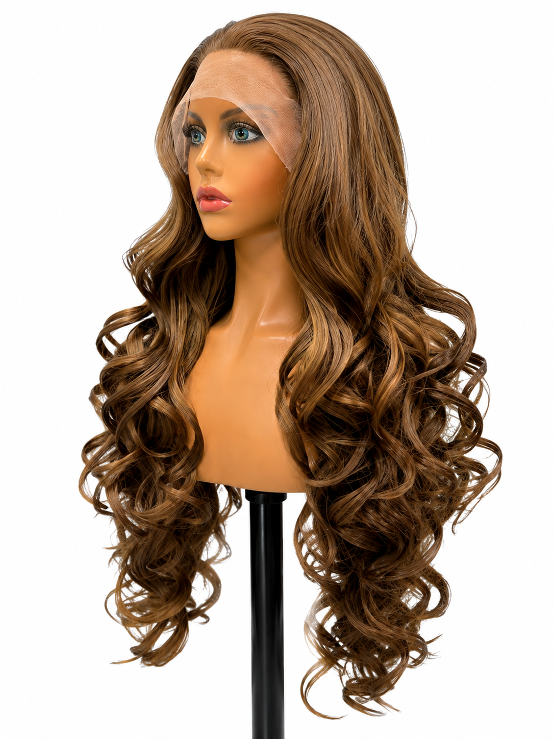 Valencia | Long Voluminous Curly Lace Front Wig