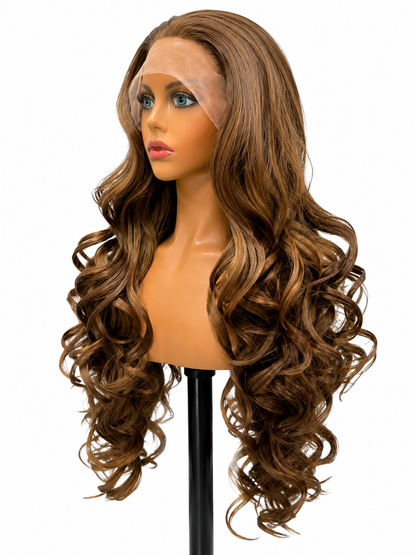 Valencia | Long Voluminous Curly Lace Front Wig