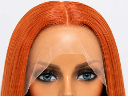 Phoenix | Long Straight Burnt Copper Lace Front Wig