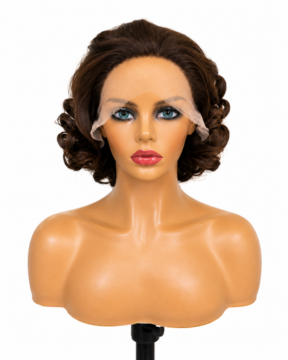 Vivienne | 12" Curly Bob Lace Front Wig