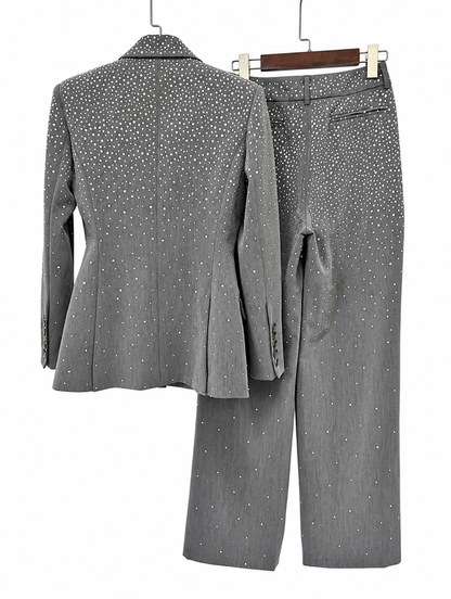 PRE-ORDER | Diamond Authority Embellished Suit Set