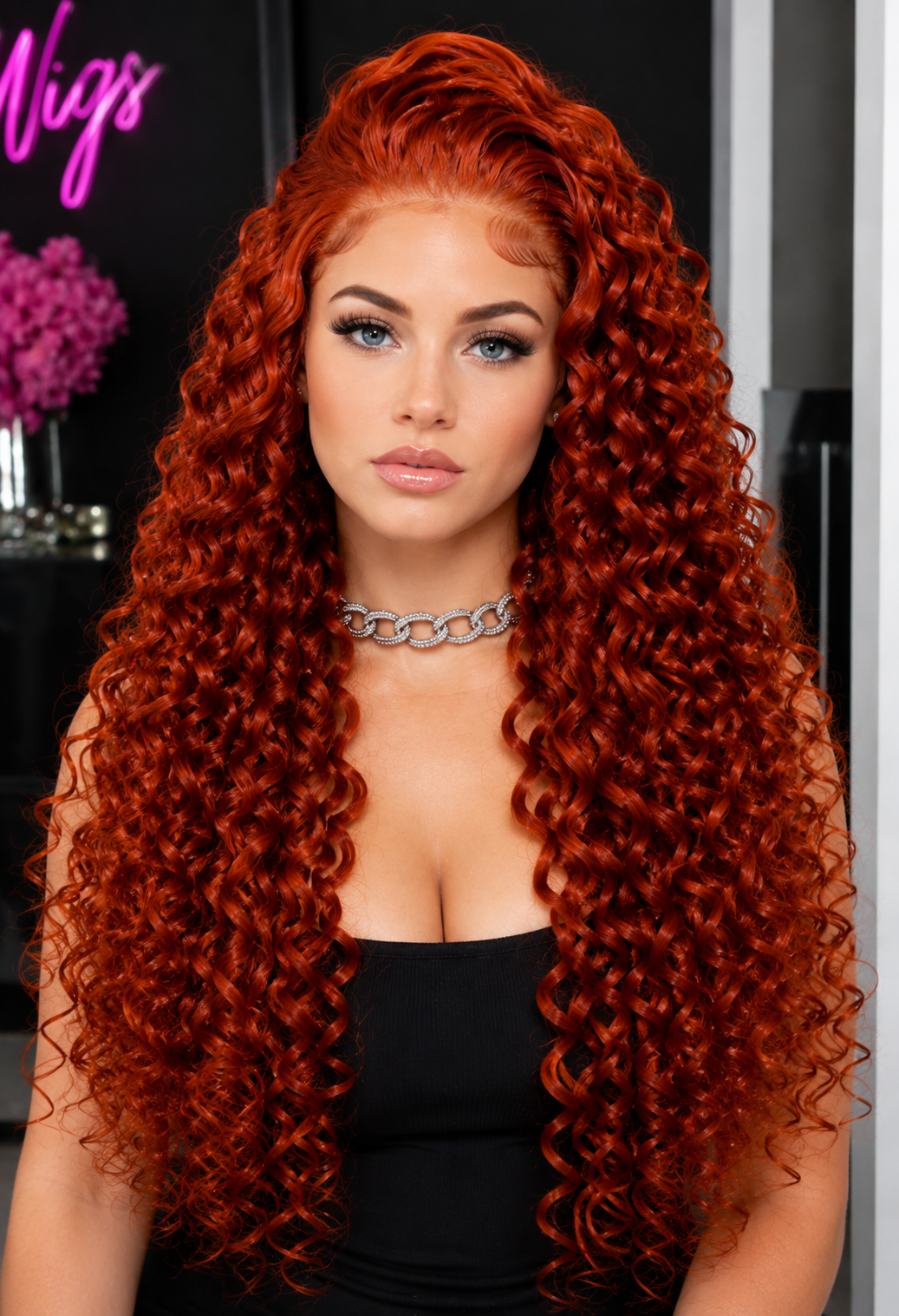 Zuri | Long Deep Curl Lace Front Wig