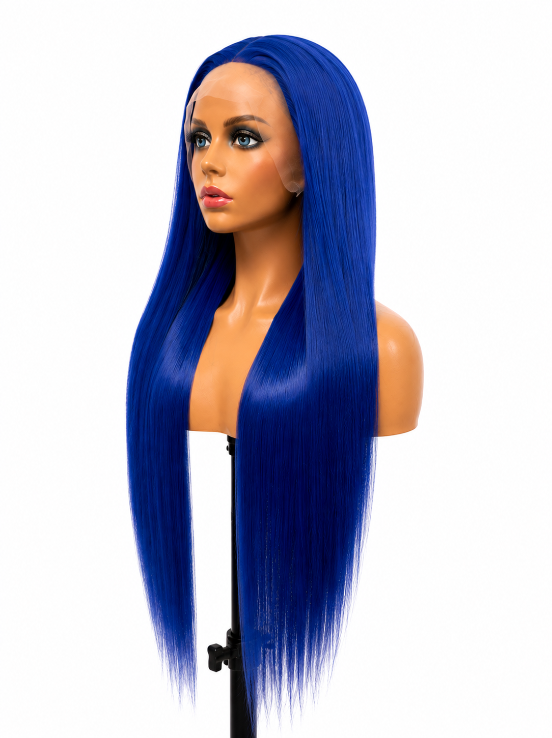 Royal Blue | 30" Long Straight Lace Front Wig