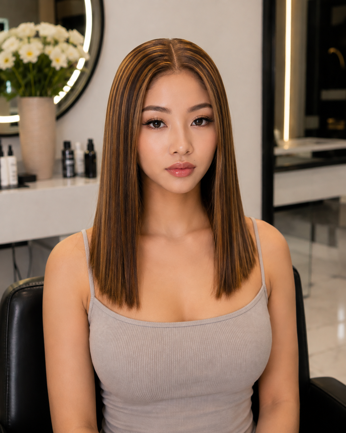 Cameron | 16" Sleek Shoulder Length Lace Front Wig