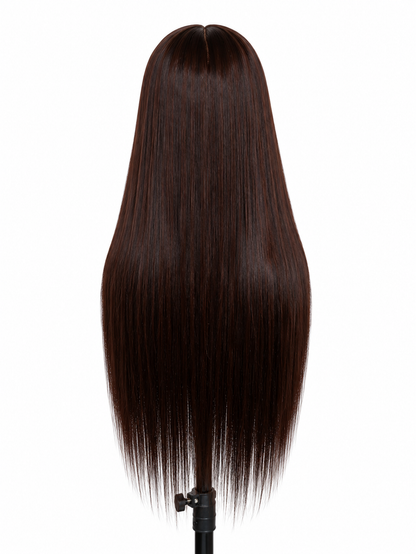 Legacy | Long Straight Deep Brown Lace Front Wig