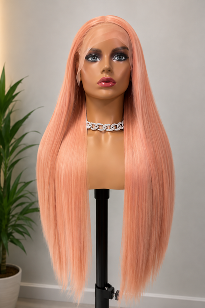 Pink Paradise | 30" Long Straight Lace Front Wig