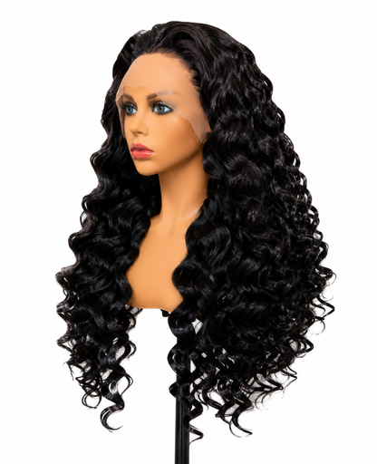 Serena | 24" Long Glam Curl Lace Front Wig